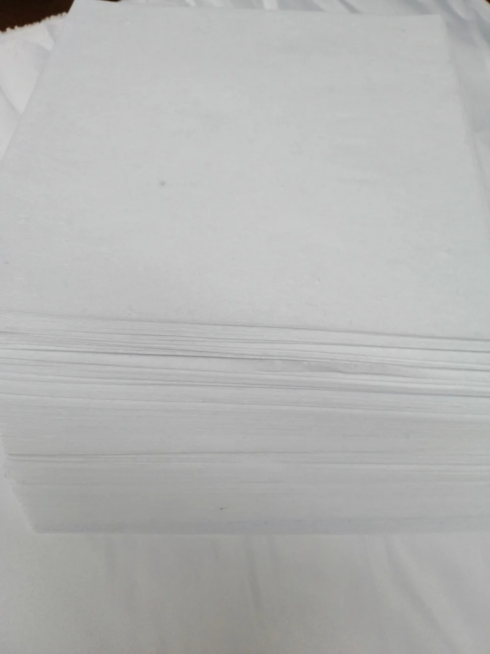 

Simthread Tear Away Machine Embroidery Stabilizer Backing 200 Precut Sheets 8"x8" Medium Weight 50grams Fits 4x4 Hoops