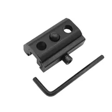 Тактический сошка Поворотный адаптер быстро отсоединяет двунога для винтовки адаптер для пневматического оружия для охоты Вивера Харриса рейку военный Adopter