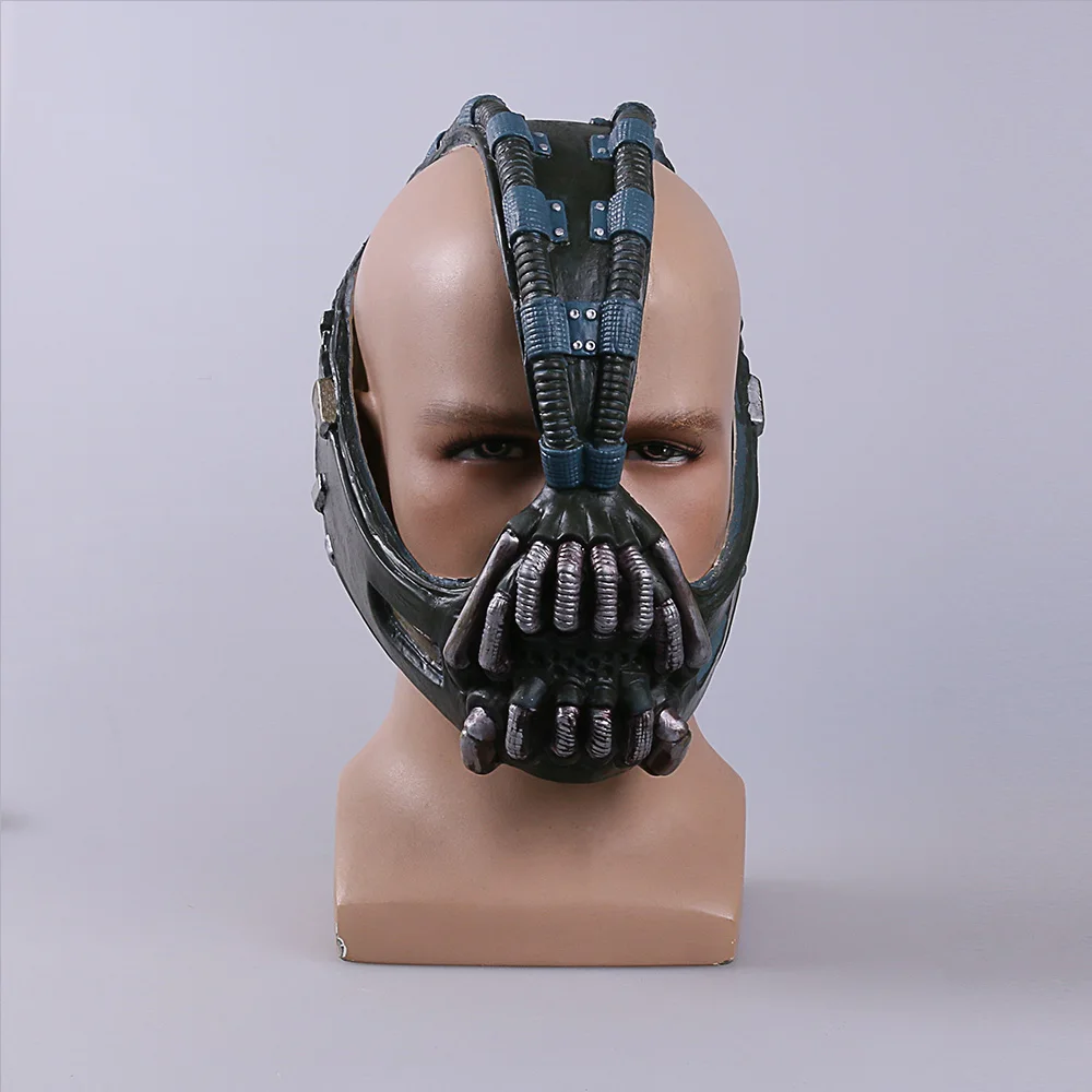Cos Bane Masks Batman Movie Cosplay Props The Dark Knight Latex Mask Fullhead Breathable for Halloween (8)