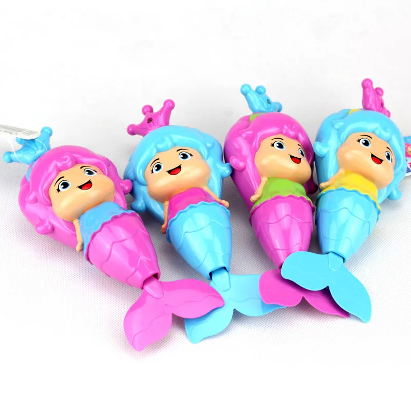 1-Pcs-Baby-bath-toy-Cute-Mermaid-Clockwork-Dabbling-floating-Swimming-Wound-Up-Water-play-Cartoon (2)