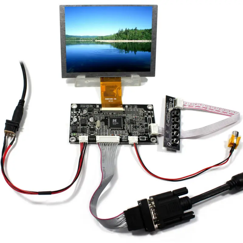 VGAAV плата ЖК контроллера KYV N2 V6 5 дюймов Стандартная замена AT050TN22 640x480 панель|lcd|vga lcd