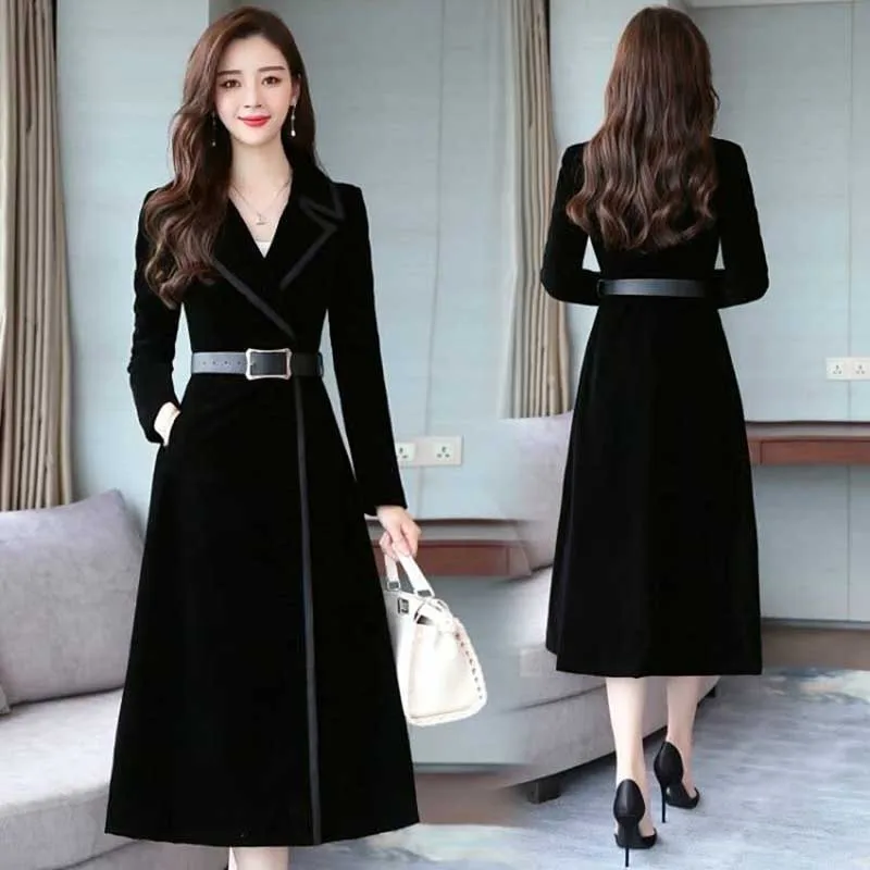 2019 جديد نمط سترة واقية سترة ، المخملية سترة ، الخصر جمع سترة و سترة للنساء في