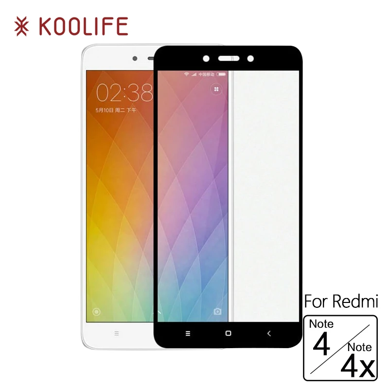 For Xiaomi Redmi Note 4X Tempered Glass Film for 4 3D Full Cover Screen Protector Note4 Note4X | Мобильные телефоны и