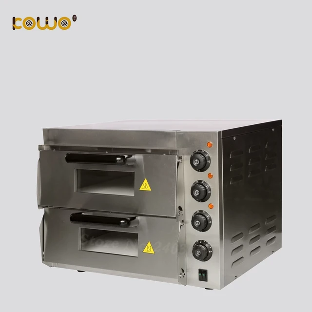 Best Price stainless steel electric pizza bread baking oven 2 deck 40L capacity commercial kitchen bakery machine mechanical timer control Best Price stainless steel electric pizza bread baking oven 2 deck 40L capacity commercial kitchen bakery machine mechanical timer control