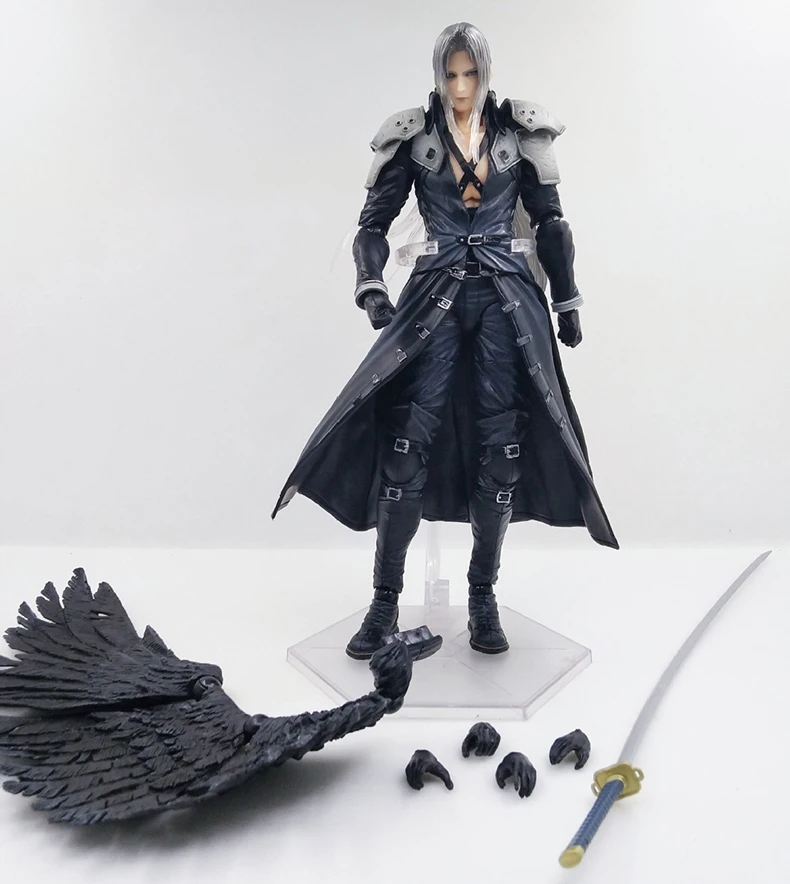 Аниме игра последняя фантазия VII Sephiroth 1" экшн фигурка PlayArts Kai фигурка игрушки Коллекция Модель игры Искусство FF7 оригинальная коробка