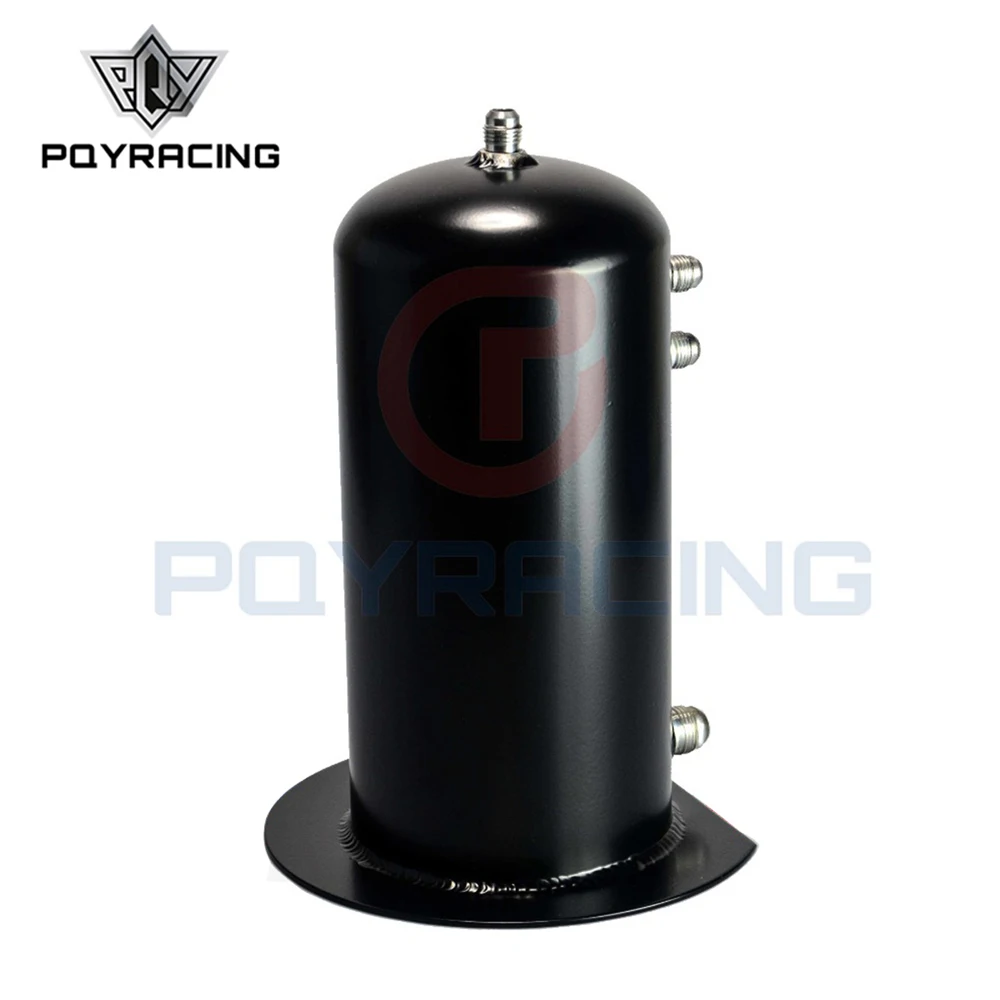 

PQY - BLACK 2.5 Liter Alloy Dome Fuel Surge Tank Swirl Pot AN6 In AN8 Out Aluminum PQY-TK16