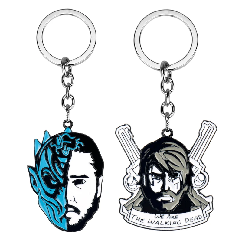 

Game of Thrones Trinkets Keychain Enamel Metal Key Chain Figure Toy Night's King Mask Keyring porte clef llaveros