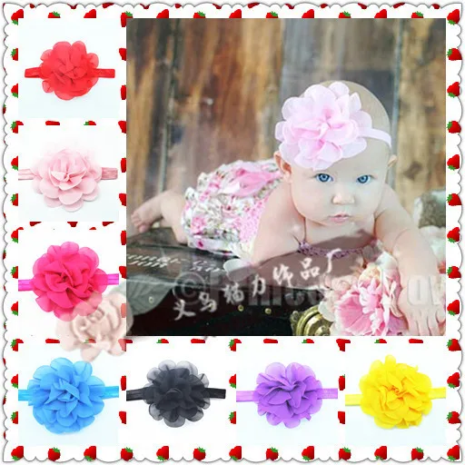 Hot 2014 Baby Apparel Accessories Flower Headwear For Children Baby