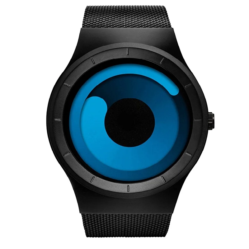 Senors Fashion Quartz Watch Men Sport Male Watchs The Waterproof New Creative Rotation Mens Watch Vacuum Plating