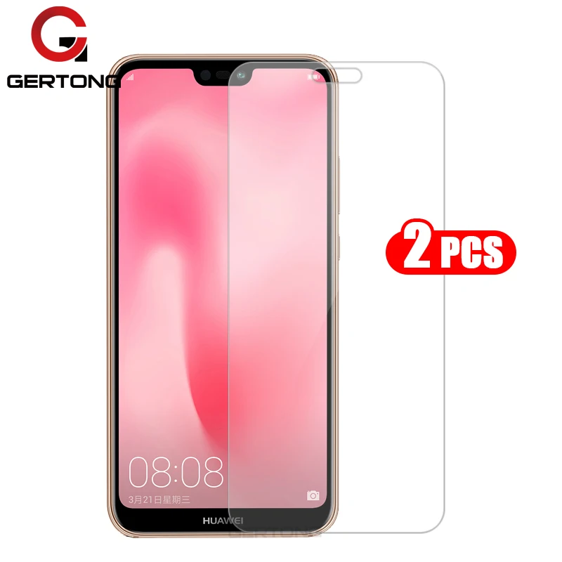 

2Pack/Lots 9H Transparent Glass for Huawei P20 Lite Screen Protector Tempered Glass For Hauwei P20 Pro P30 Lite Protection Film