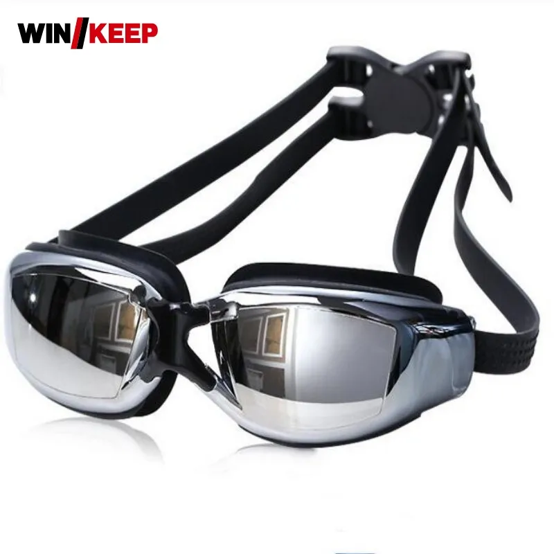 

New Professional Piscina Glasses For Swimming Water Sport Fog Waterproof Protection Swim Pool Sea Swimming Goggles For Adult