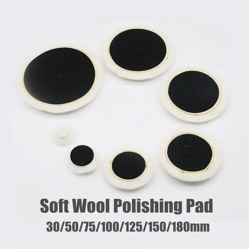 Wool Pads Waxing Polishing Buffing Pad Wheel Car Auto Polisher Pads Car