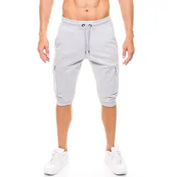 Для мужчин спортивные брюки Fifth P Слаксы повседневное Drawstring укороченные Sweatp Спорт уютный эластичный пояс шорты для женщин спортивная
