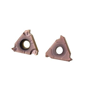 

10pcs 16ER 2.0ISO Threaded Inserts Indexable Tungsten Carbide Threading Lathe Inserts for Threaded Lathe Holder 16ER2.0ISO
