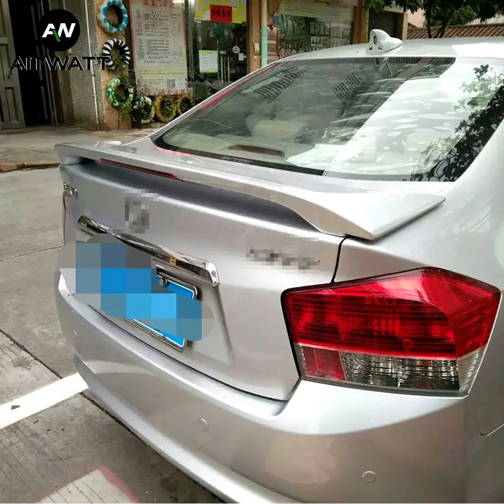 Fit For Honda City 2009 2010 2011 2012 2013 2014 Auto ABS Plastic Unpainted Color Rear Trunk