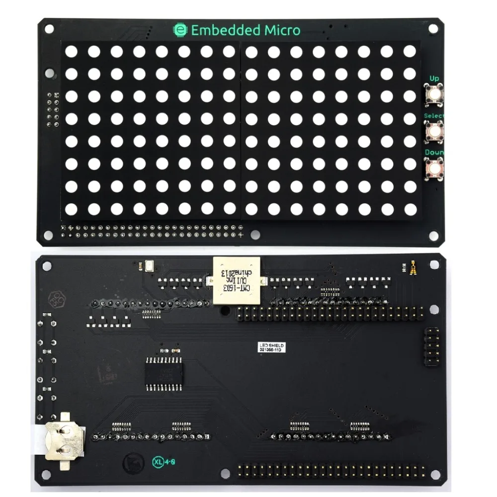 Часы/визуализатор щиты для FPGA Spartan6 XC6SLX Mojo V3