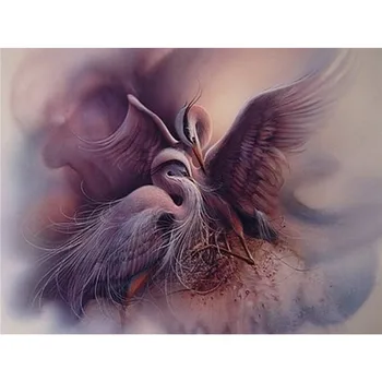 

New 3D DIY Diamond Painting Swan Fantasy Abstract Oil Resin Craft Household Decoration Fabric Cross Stitch Canvas Handicrafts