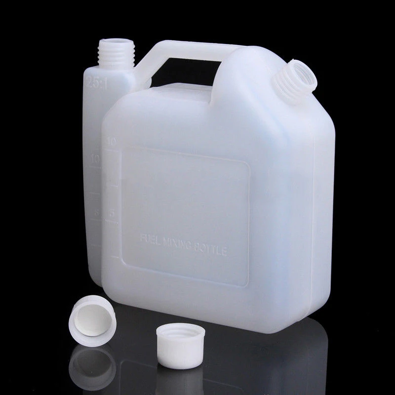 

1.5L White 2-Stroke Oil Petrol Fuel Mixing Bottle Tank for Trimmer Chainsaw 1:25