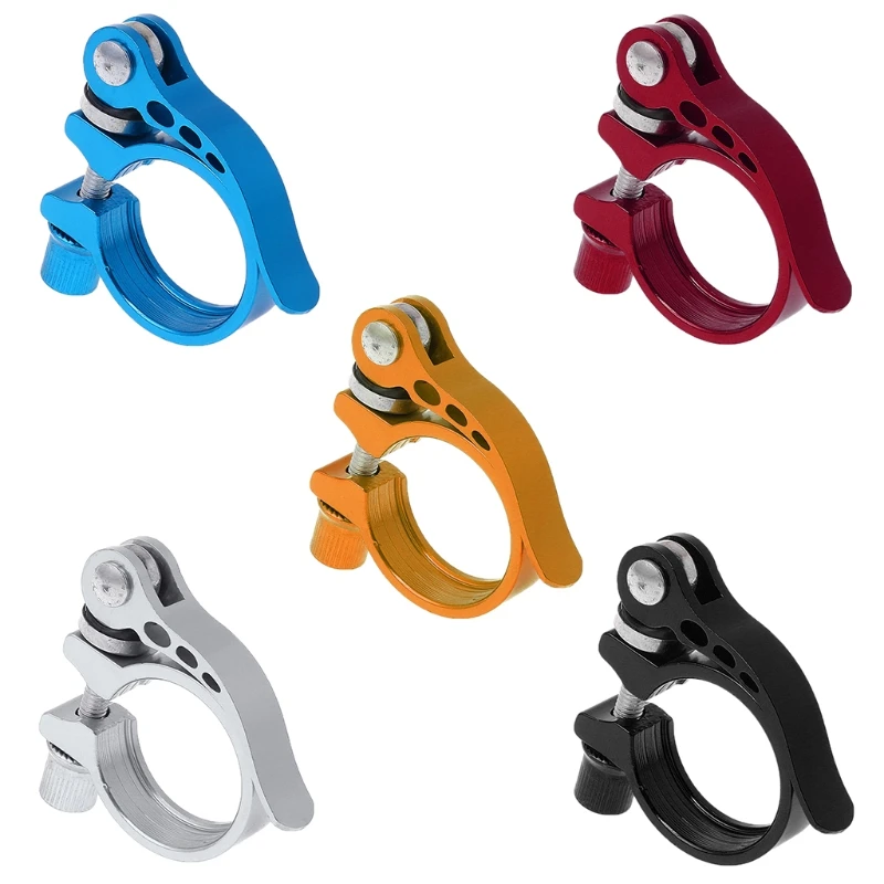 

Aluminum Alloy Seatpost Clamp Quick Release MTB Cycling 34.9 Seat Bike Accessory A821