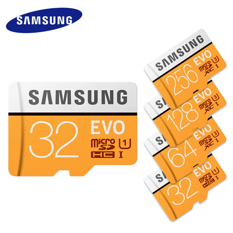 100% Оригинальные SAMSUNG EVO Micro SD карты Class10 карты памяти 16 ГБ 32 ГБ 64 ГБ 128 ГБ 4 К карты памяти для смартфонов/настольный ПК/Камера