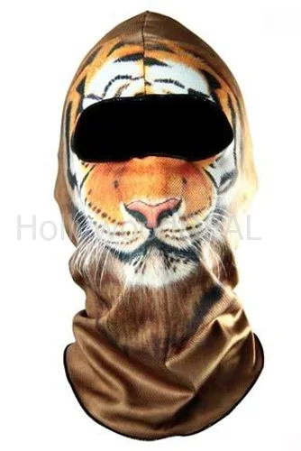 Тонкий 3D Открытый Лыжный Балаклава Капюшон полная шапка с защитой для лица шапочка животное Балаклава, головной убор маска для лица в ассортименте - Цвет: TBB04
