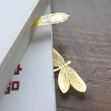 3 шт креативный Золотой Павлин Подсолнух пункт Роза абзац оливковое сечение полые металлические закладки