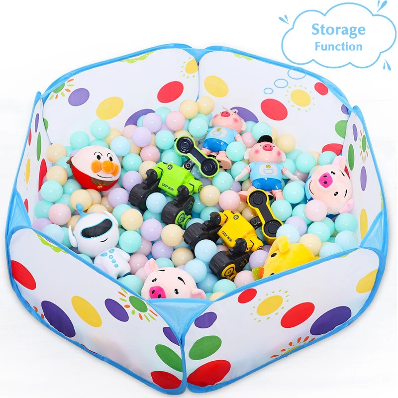 New Baby Shining 3PCS Shooting Folding Portable Dry Ball Pool Children Playpen Toy Fence Baby Indoor/Ou