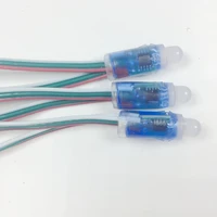 DC5V WS2811 IC светодио дный светодиодные модули свет шнура 12 мм полный цвет IP68 открытый водостойкий реклама светодио дный светодиодные пиксельные огни