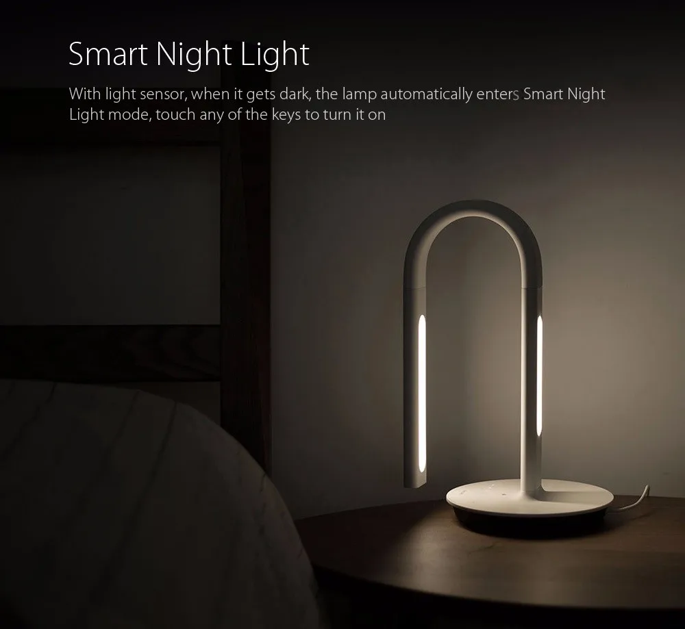 Xiaomi Mijia светодиодный Smart DeskLamp 2 Eyecare приложение управление двойной светильник источник настольные лампы Настольный светильник смартфон приложение управление