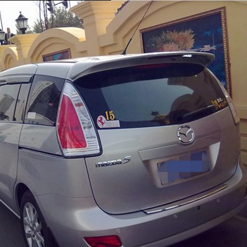 Задний цветной спойлер для Mazda 5 АБС пластик высокого качества 2005 2010|rear spoiler|car rear
