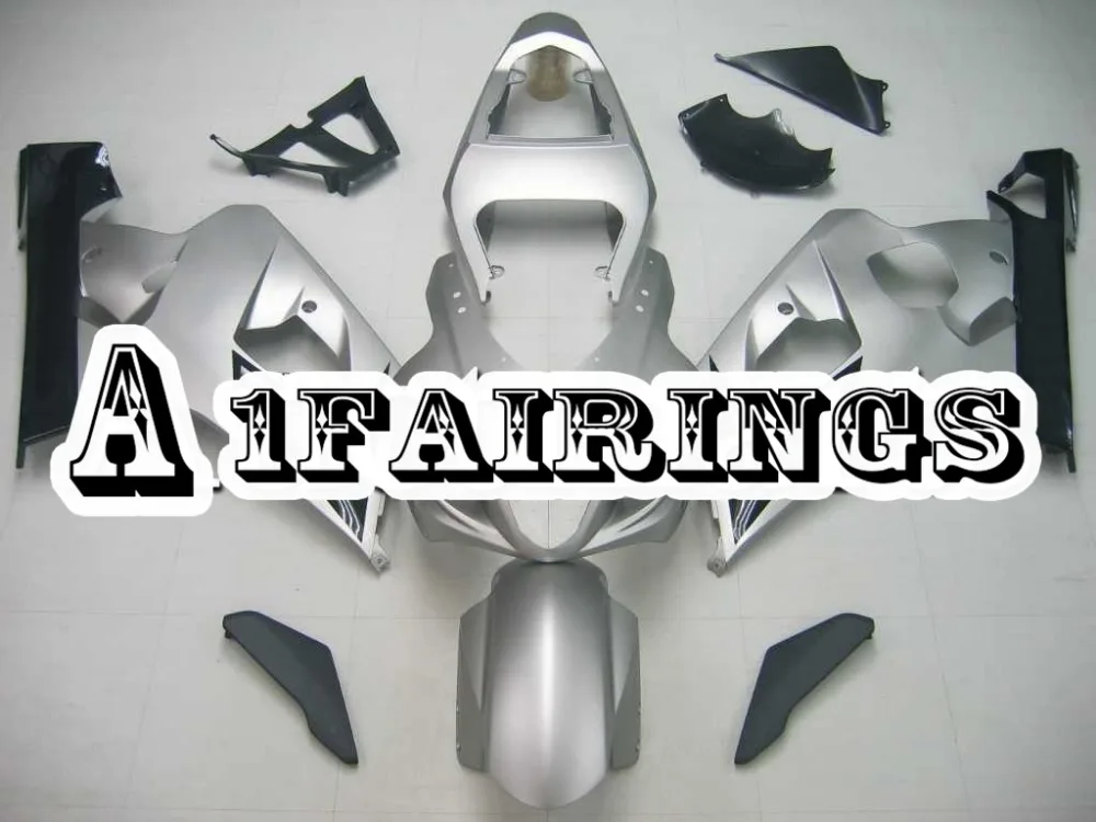 

Matte Pure Silver Motorcycles Full Fairing Kit For Suzuki GSXR600 K4 2004 2005 GSXR750 04 05 Injection ABS Plastic Body Kits New