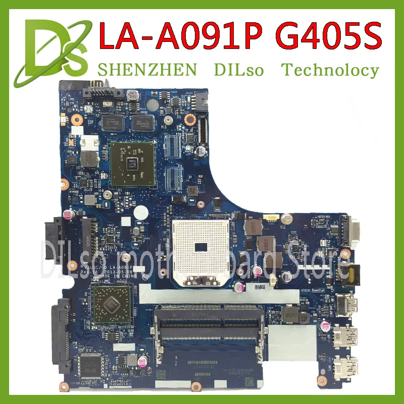 KEFU VALGC/GD LA-A091P материнская плата для lenovo G405S ноутбука оригинальная тестовая DDR3 |