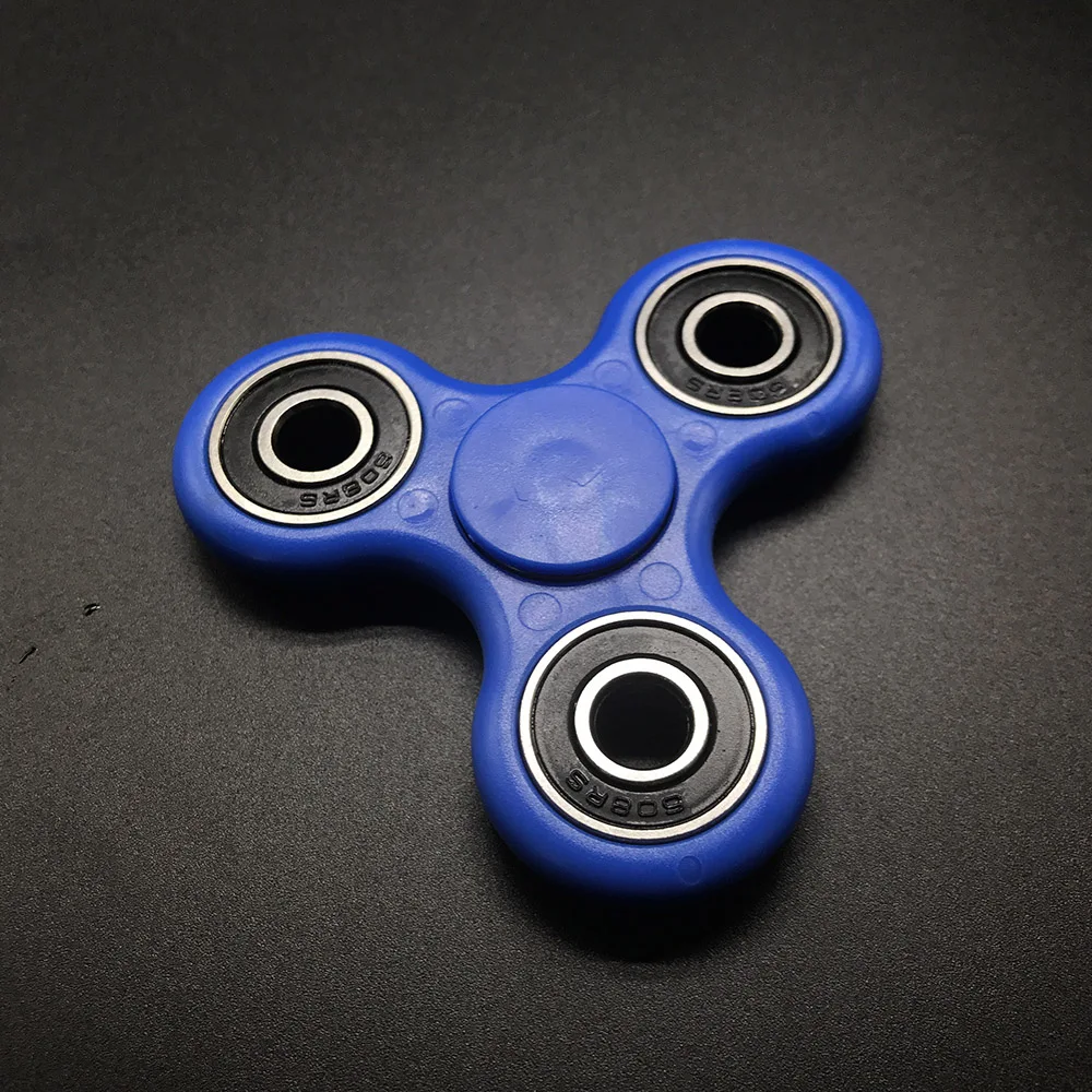 7 Цветов керамика Бусы Tri-Spinner Пластиковые EDC Руки Спиннер Для Аутизма и СДВГ волнуются спинер Долгое Время Анти стресс Игрушки