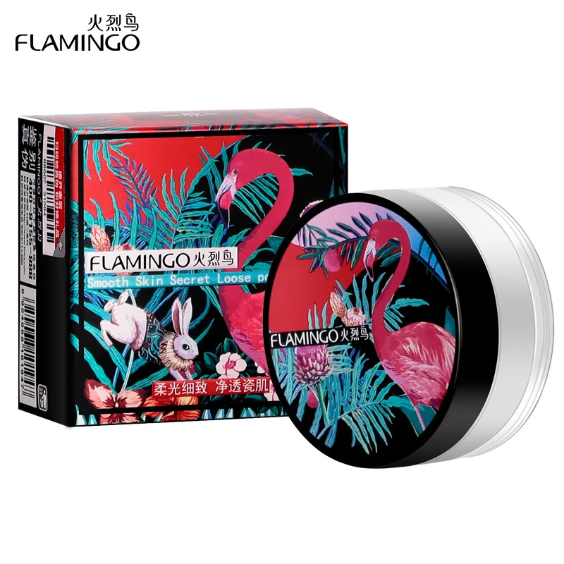 Мягкая шелковая пудра для лица FLAMINGO Squalane ультраразглаживающая основа макияжа