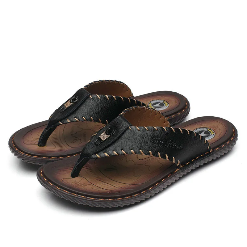 

Dropshipping New Arrival Summer Flip Flops High Quality Beach Men Sandals Non-slip Male Slippers Zapatos Hombre Casual Shoes Men