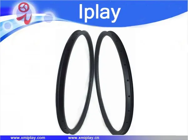

1 pair AM All Mountain MTB rims 29er Carbon Clincher 25mm Depth x 35mm Width Hookless Mountain Bike Rims Tubeless compatible