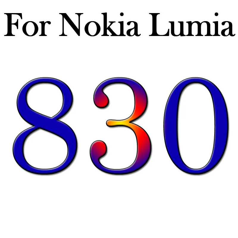 С уровнем твердости 9H закаленное Стекло Экран Защитная пленка для microsoft Nokia Lumia 625 730 735 950 650 640 630 635 535 532 540 430 435 550 чехол - Цвет: For Nokia Lumia 830