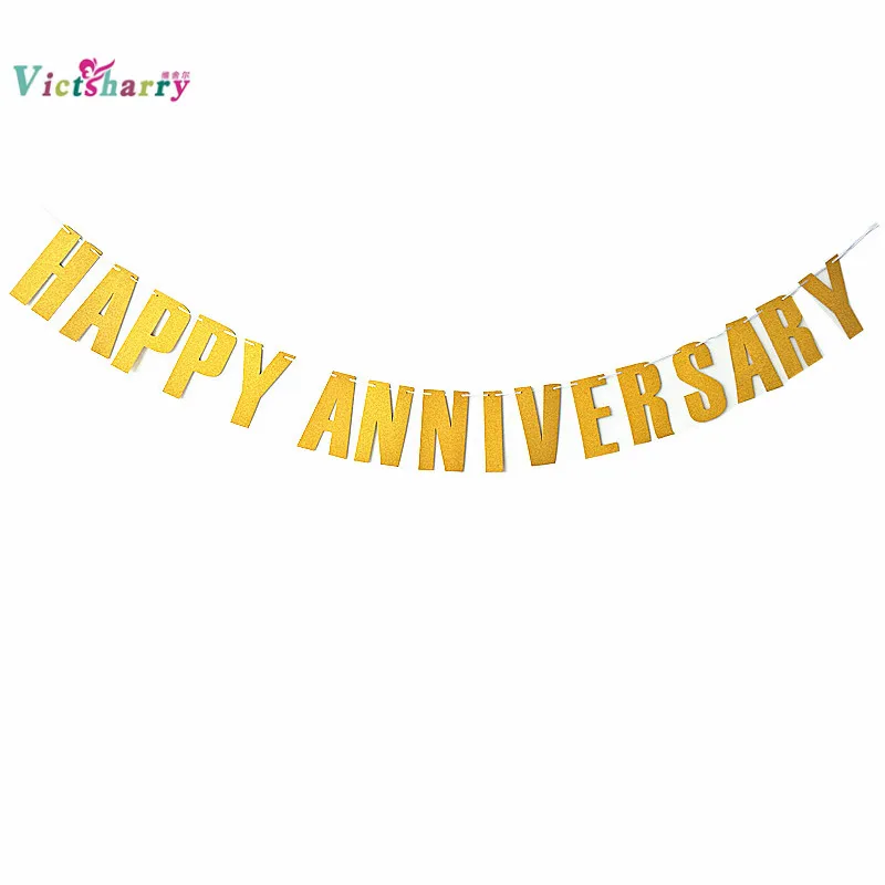 

Happy Birthday Banner Glitter Gold Birthday Party Decoration For Birthday Party Decorations kids Wedding Decoration