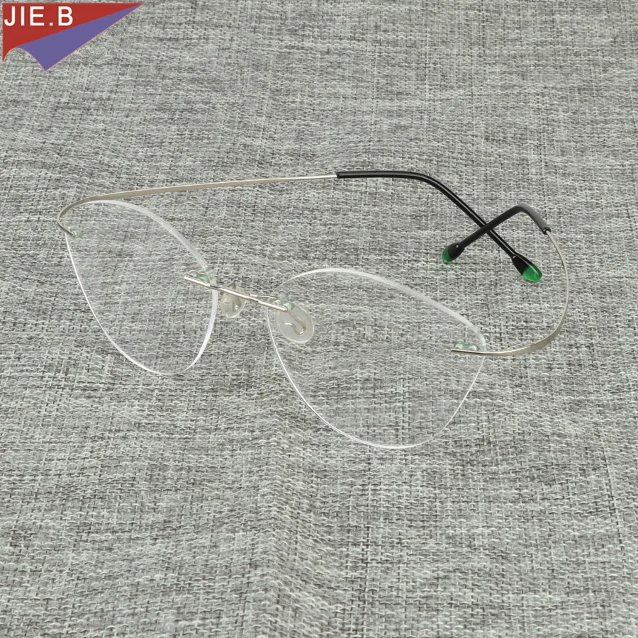 Оправа для очков кошачий глаз из титанового сплава без винта|frames eyewear|designer