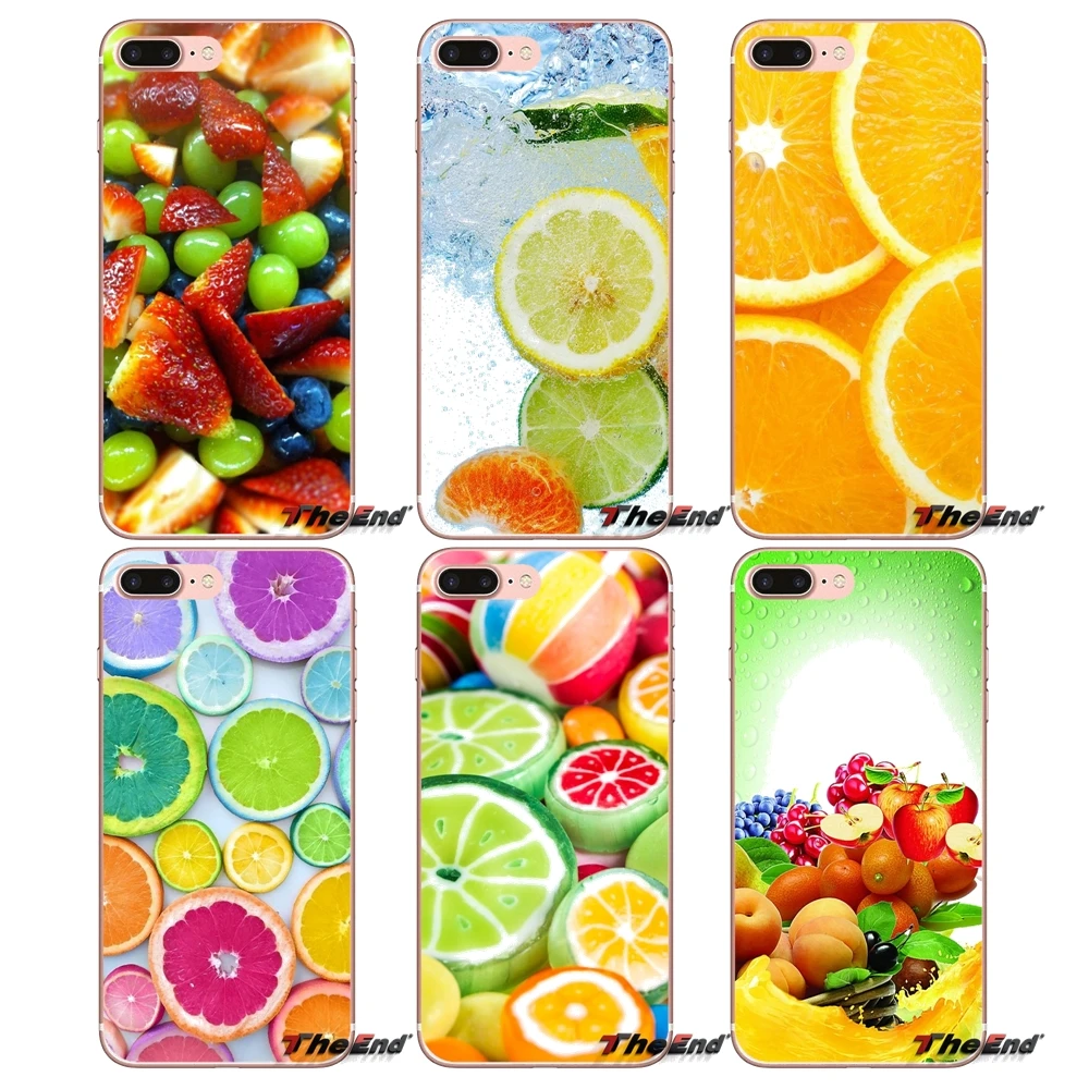 

Citrus Fruit Summer Soft Silicone TPU Case For Samsung Galaxy S2 S3 S4 S5 MINI S6 S7 edge S8 Plus Note 2 3 4 5 Grand Core Prime