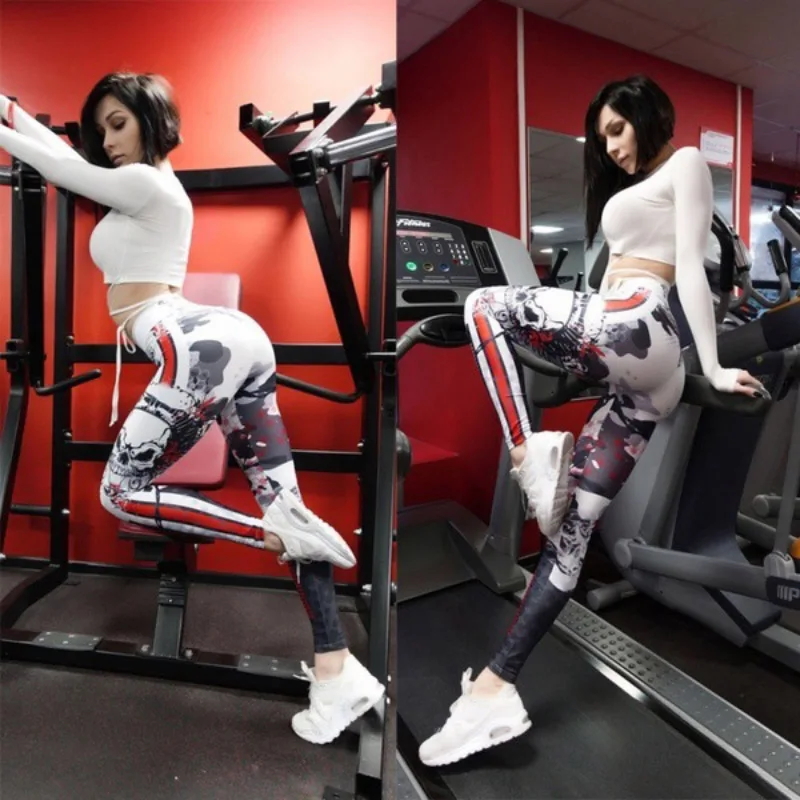جديد الجمجمة الطباعة طماق النساء رفع اللياقة البدنية بانت الرجل Jeggings تجريب عالية الخصر Leggins موهير خليط القوطية النساء طماق جديد الجمجمة الطباعة طماق النساء رفع اللياقة البدنية بانت الرجل Jeggings تجريب عالية الخصر Leggins موهير خليط القوطية النساء طماق