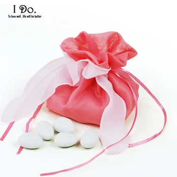 

Free Shipping 10pcs Organza Wedding Favor Pouch Wedding Candy Box Lembrancinhas Casamento Wedding Favors And Gifts