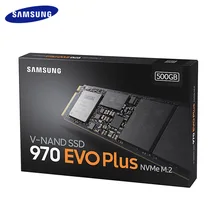 SAMSUNG SSD 1 ТБ 250GB 500GB 970 EVO Plus NVMe Внутренний твердотельный диск Жесткий диск M.2 2280 TLC PCIe Gen 3,0x4, NVMe 1,3 SSD