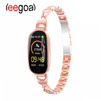 

F18 Smart Wrist watch Lady Blood Pressure Heart Rate Monitor Tracker Fitness IP68 Waterproof Smart Bracelet PK H1 H2 H8