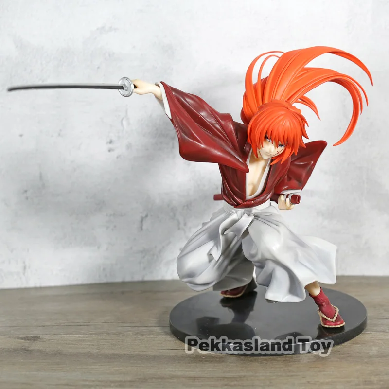 Rurouni Kenshin Meiji Swordsman романтическая история Himura ПВХ фигурка Коллекционная модель