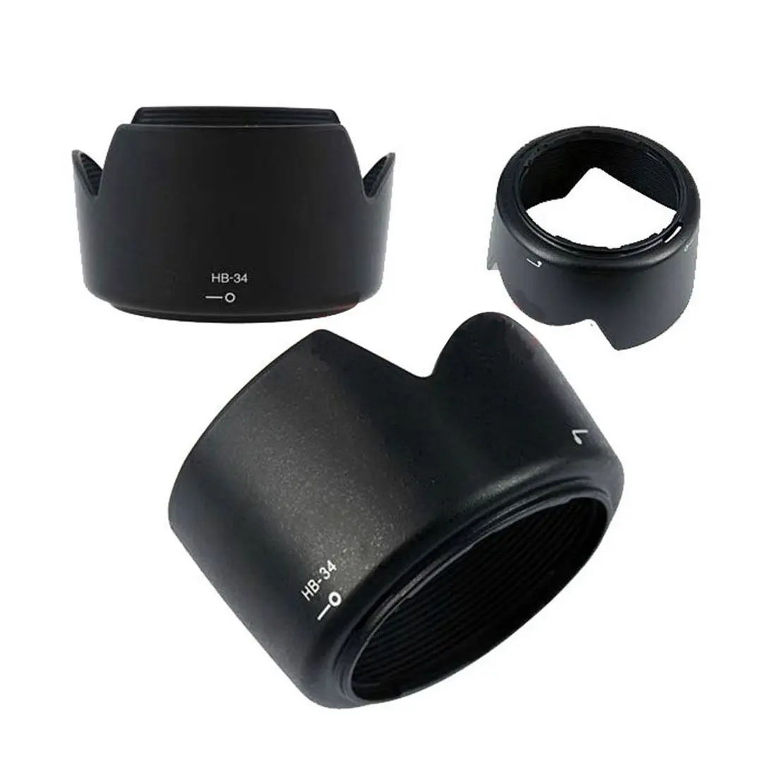 FFYY-Dedicated Petal Replacement HB-34 Bayonet Lens Hood for Nikon AF-S DX Nikkor 55-200mm F/4-5.6G ED VR II Lens