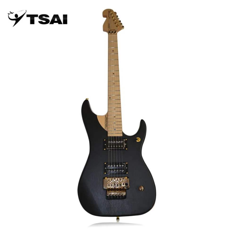 

TSAI SY-F-005 Electric Guitar With Alder Wood Body 22 Frets Double Pickups Musical Instruments Professional for Music Learner