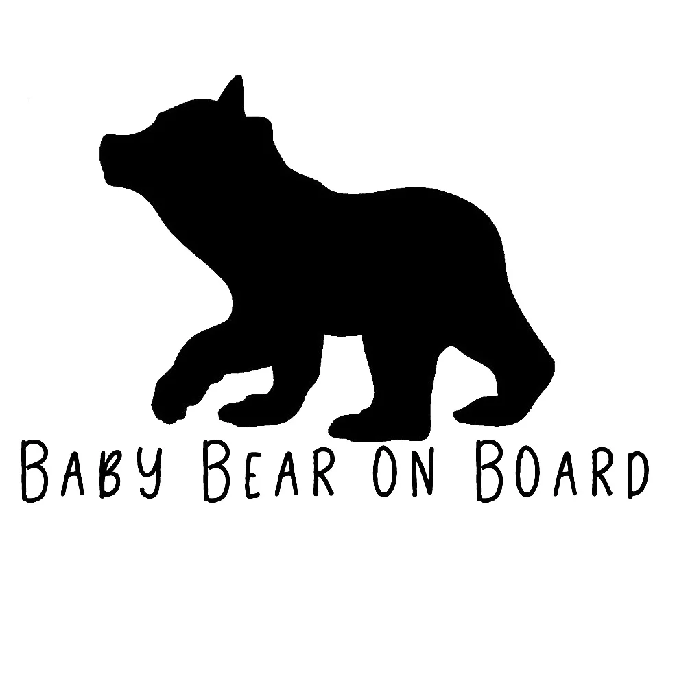 

Baby Bear Vinyl Car Decal Fun Bumper Sticker Gift Car Window Decor Cute Sticker Waterproof Removable T045