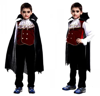 

anime vampire queen prince fancy dress Costumes halloween costumes for boys girls kids vampire Carnival Party Cosplay