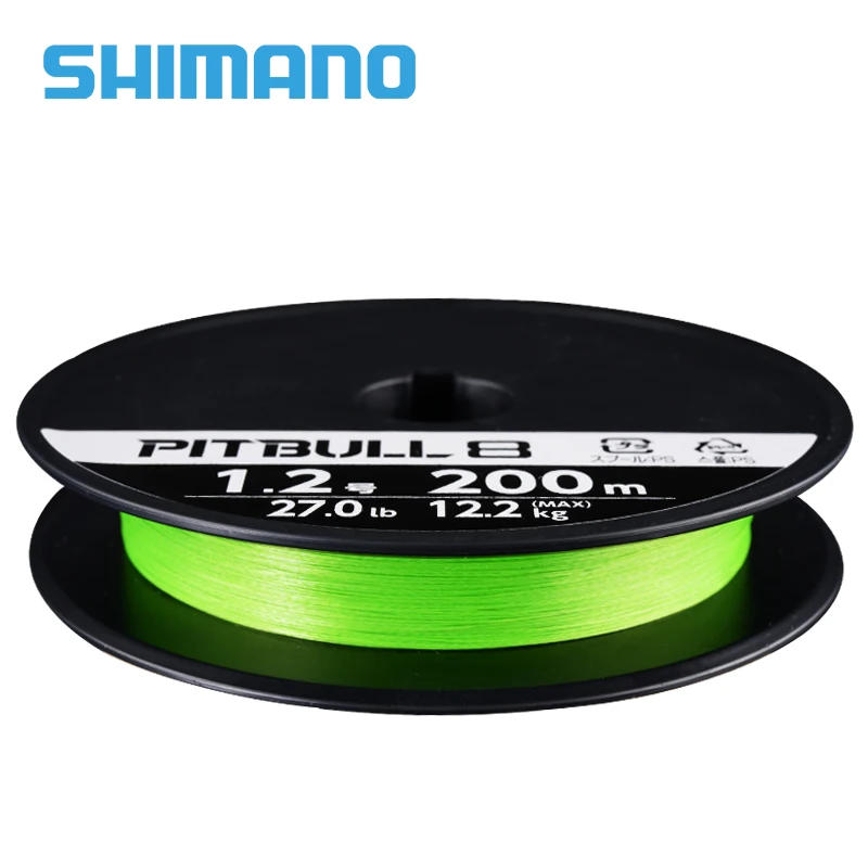 SHIMANO PITBULL X8 плетеная рыболовная леска PE 150 м 200 м зеленый/синий цвета 0,6#0,8#1,0#1,2#1,5#2,0# плетеная проволока